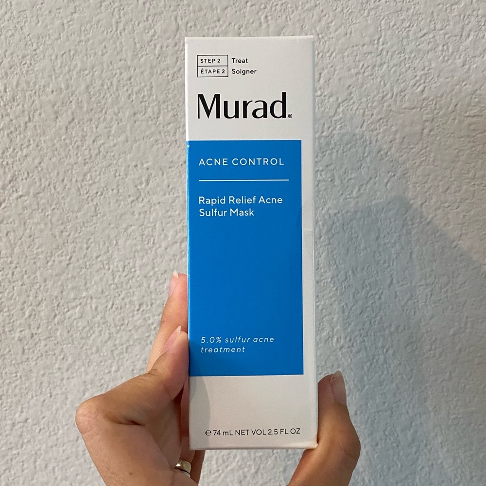 NWOT Murat acne control rapid relief acne sulfur mask